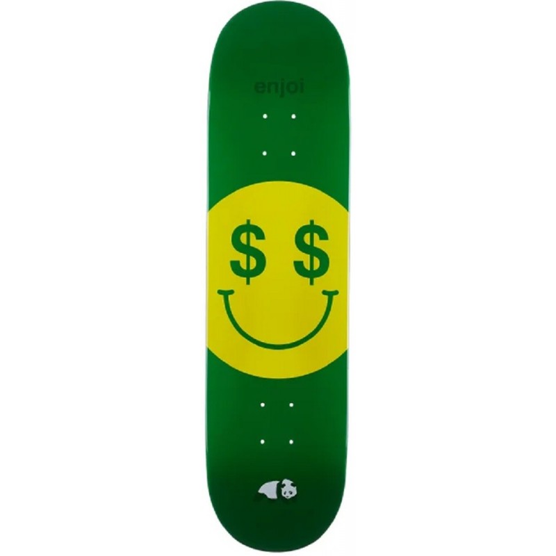 Enjoi Skateboards Cash Money R7 Green Deck 8.25