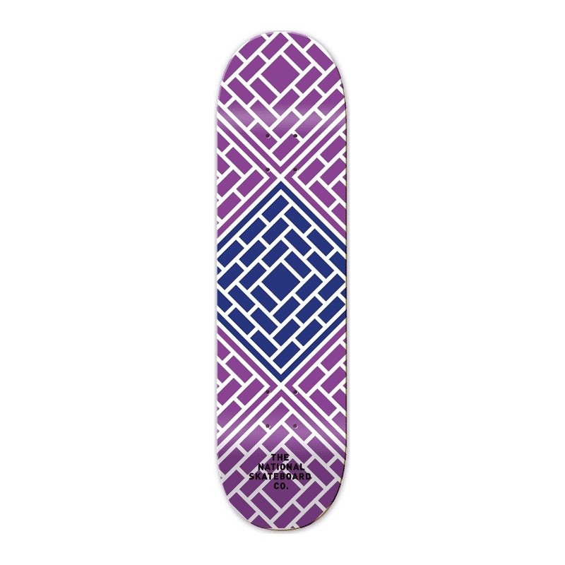 The National Skateboards Co Classic Purple Deck 8.25