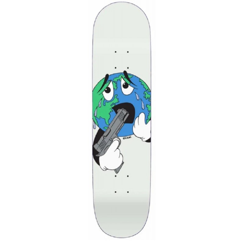 Quasi Skateboards World White Deck 8.375