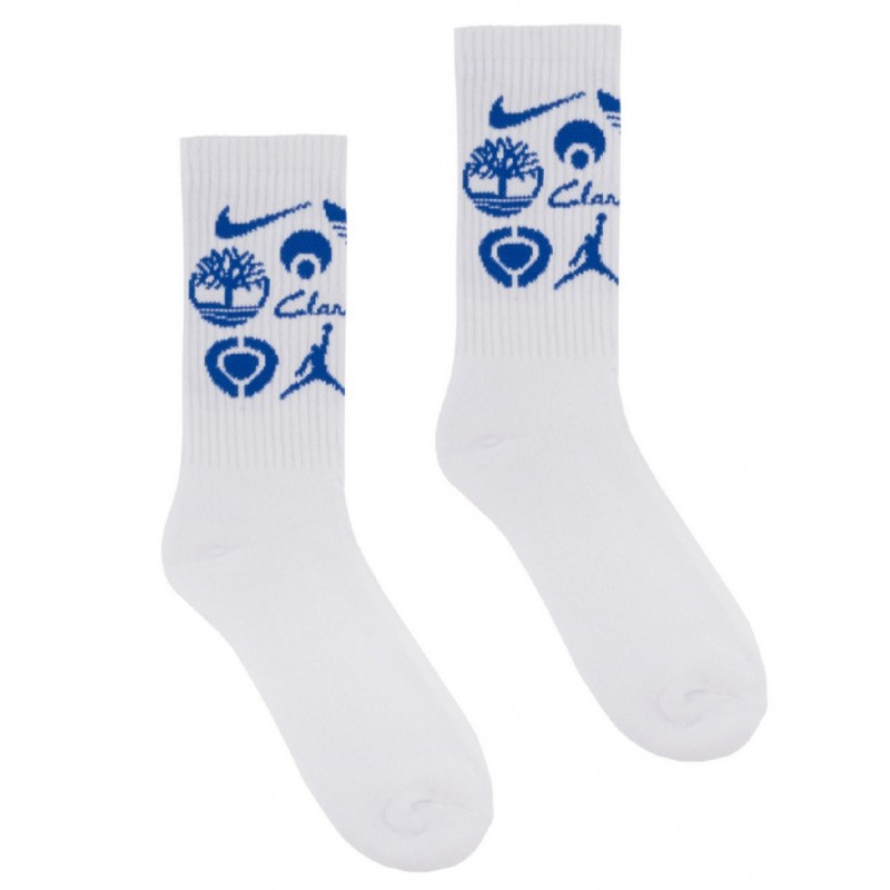 Classic Grip Sponsor Socks White