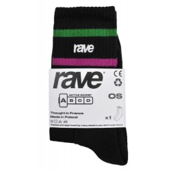 Rave Skateboards Socks Black