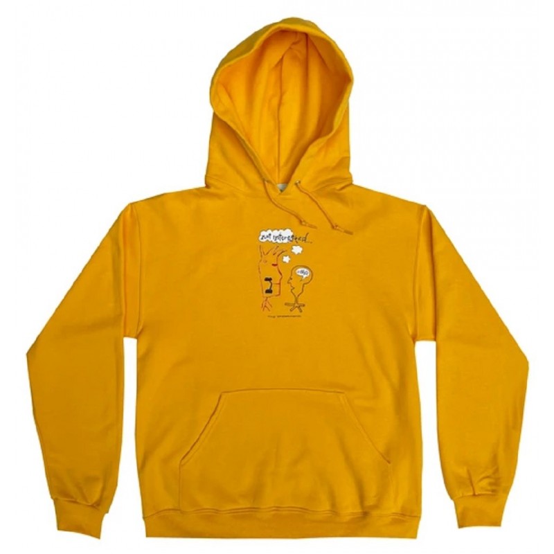 Frog Not Interested Pullover Gold