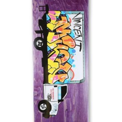 Pizza Skateboards Vincent Milou Graffiti Deck 8.5