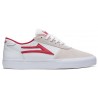 Lakai Manchester White Red Suede