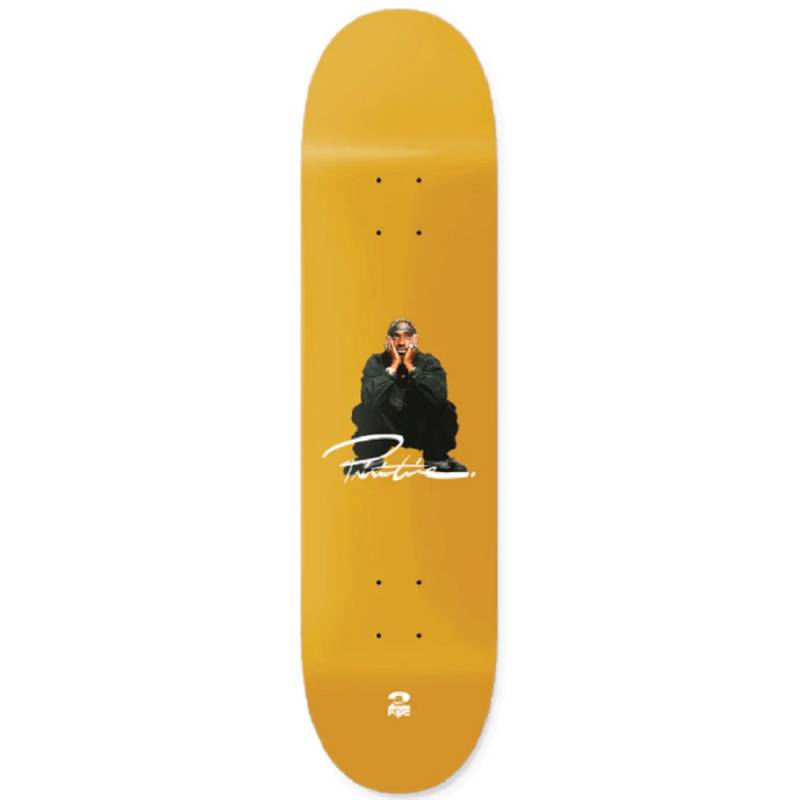 Primitive Skateboards X Tupac Shakur Gold Deck 8.38-1