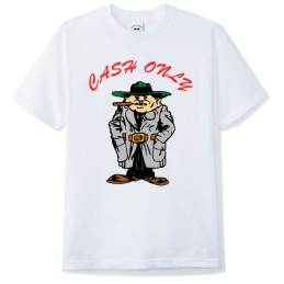 Cash Only Wise Guy Tee White-1