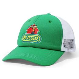 Butter Goods Drill Trucker Cap Kelly Green-1