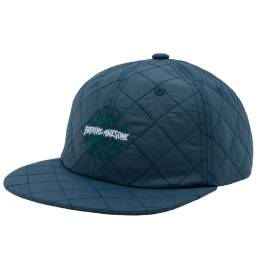 Fucking Awesome Quilted Spiral 6 Panel Teal-1