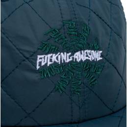 Fucking Awesome Quilted Spiral 6 Panel Teal-4