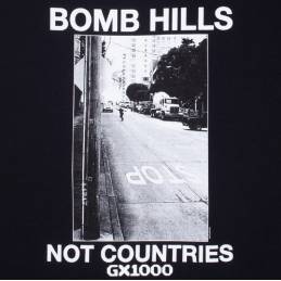 GX1000 Bomb Hills Not Countries Tee Black-2