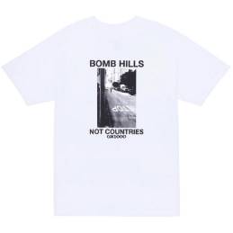 GX1000 Bomb Hills Not Countries Tee White-1