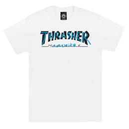 Thrasher Trademark Tee White-1