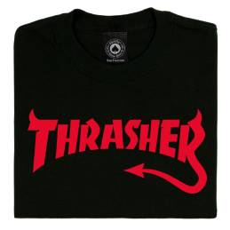 Thrasher Diablo Tee Black-2