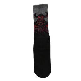 Toy Machine Socks Hell Monster Crew Black-1