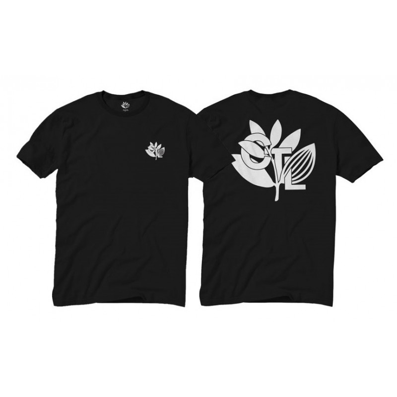 T-Shirt Magenta X Central Skate Shop CTL Plantlife Tee Black
