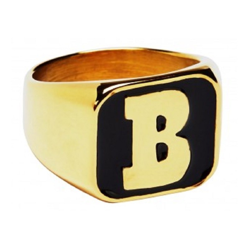 Bague Baker Skateboards Captial B Gold Ring